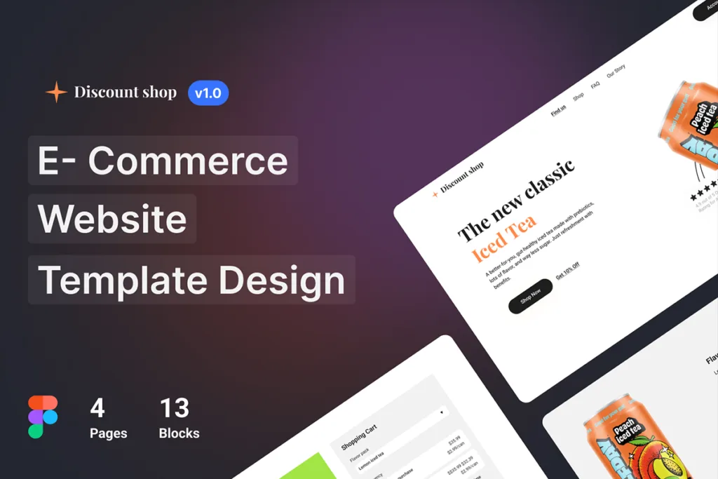 Discount Shop Template Pack by UIHut