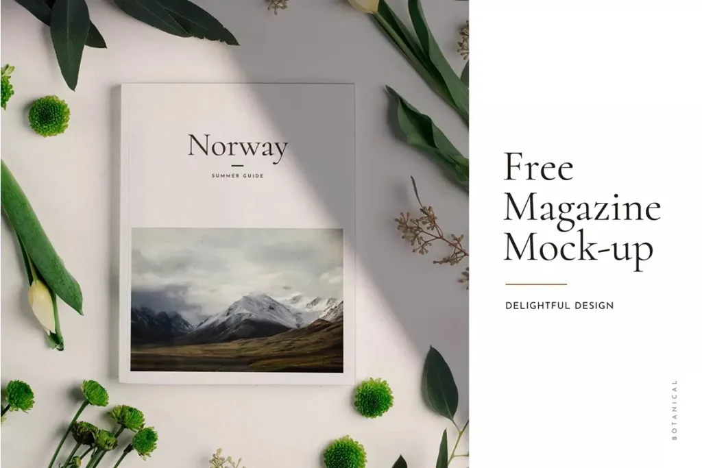 Magazine Cover Mockup by Delightful Design
