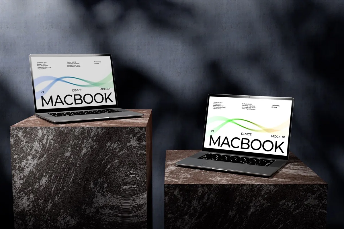 Elegant MacBook Mockup – Free Download | FreeAssets