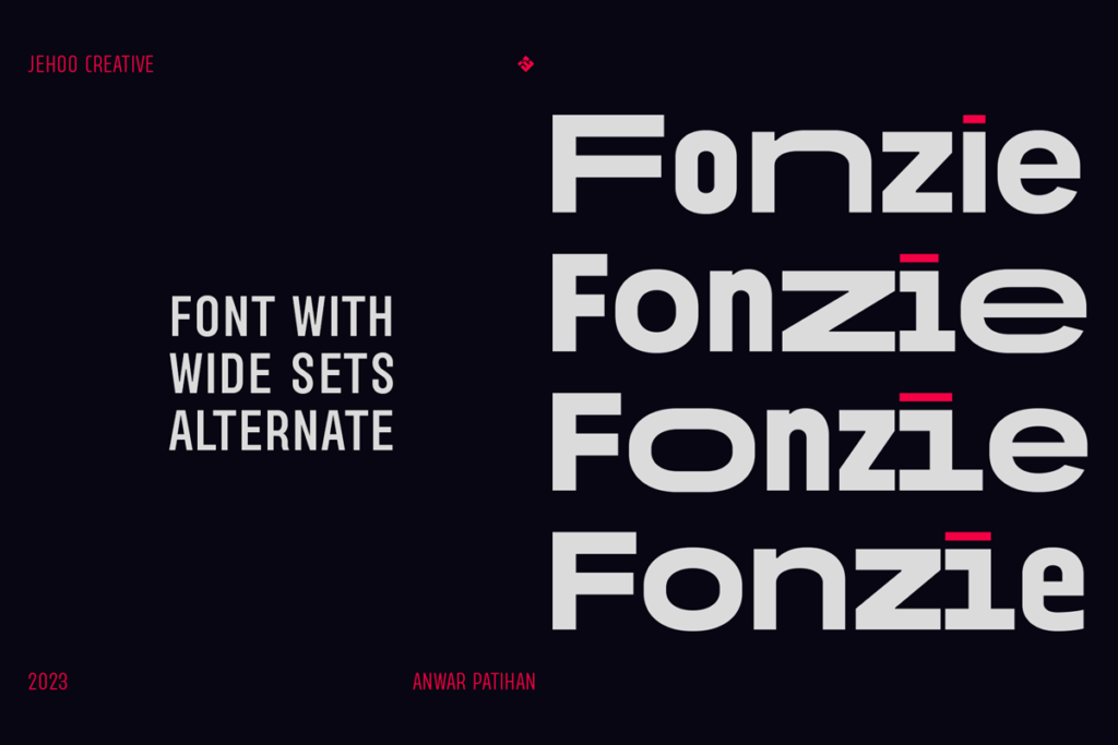 Fonzie Font by Jehoo Creative - Img 01