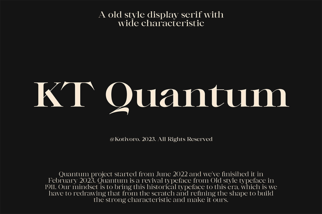 KT Quantum Font by Kotivoro - Img 01