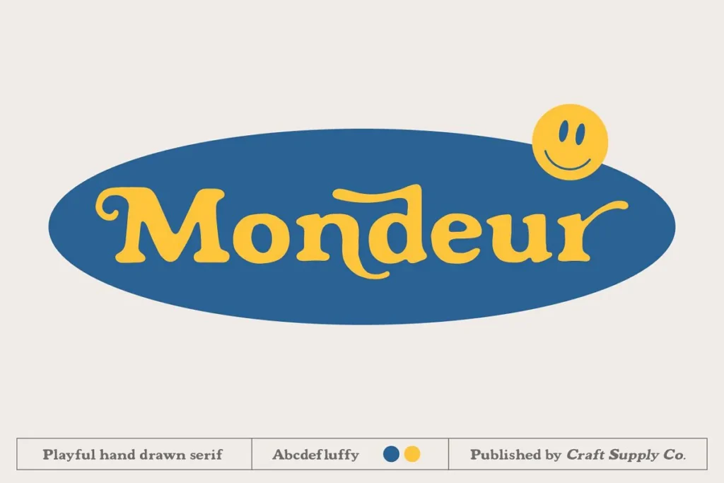 Mondeur Font by Craft Supply Co - Img 01