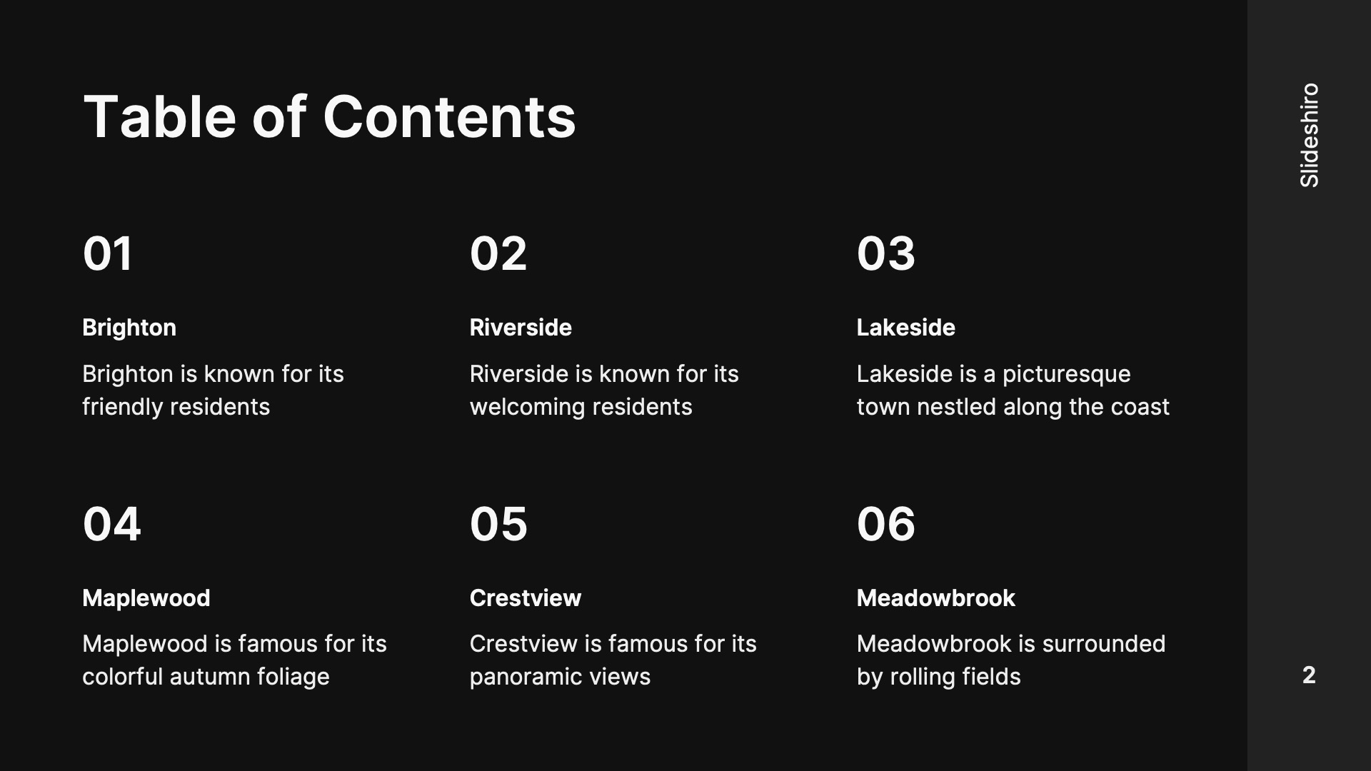Simple Dark Slides by Slideshiro - Slide 02